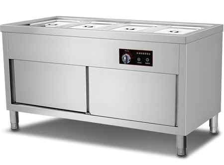 不锈钢四格/五格/六格保温售饭柜